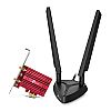 Trzypasmowa bezprzewodowa karta sieciowa PCI-Express AXE5400, standard AX, 5400Mbps, Wi-Fi 6E, Bluetooth 5.3 (TP-Link Archer TXE75E)