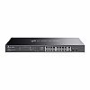 Switch zarządzalny, 18x 10/100/1000 RJ-45, 2x slot SFP, PoE+, 19" (TP-Link ES220GMP)