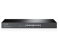 Switch niezarządzalny, 16x 10/100 RJ-45, 19" (TP-Link TL-SF1016)
