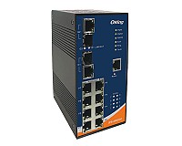 Switch zarzdzalny, 8x 10/100 RJ-45 PoE+ + 2 sloty SFP z DDM / RJ-45, O/Open-Ring <10ms (ORing IPS-3082GC-AT)