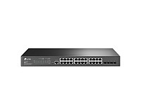 Switch zarzdzalny, 24x 10/100/1000 RJ-45, 4x slot SFP, 19" (TP-Link TL-SG3428)