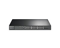 Switch zarządzalny, 24x 10/100/1000 RJ-45, 4x slot 10G SFP+, PoE+, 19" (TP-Link TL-SG3428XMP)