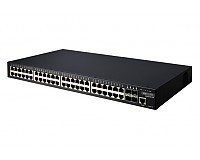 Switch zarzdzalny, 48x 10/100/1000 RJ-45, 4 zintegrowane porty 1G SFP, 19" (Edge-corE ECS2100-52T)