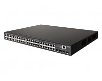 Switch zarzdzalny,  48x 10/100/1000 RJ-45, 4x 100/1000 SFP, PoE (Edge-corE ECS4100-52P)