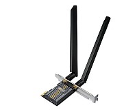 Trzypasmowa bezprzewodowa karta sieciowa PCI-Express BE6500, standard BE, 6500Mbps, Wi-Fi 7, Bluetooth 5.4 (TP-Link Archer TBE400E)