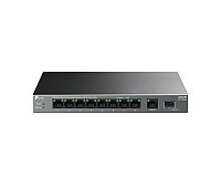 Switch niezarządzalny, 9x 10/100/1000 RJ-45, 1x slot SFP, PoE+, desktop (TP-Link LS1210GP)