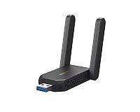 Trzypasmowa bezprzewodowa karta sieciowa USB AXE5400, standard AX, 5400Mbps, Wi-Fi 7 (TP-Link Mercusys MA86XH)