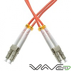 Patchcord LC/UPC-LC/UPC, MM, 50/125, dupleks, włókno OM2, 0,5 m