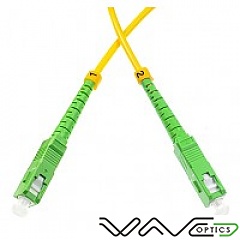 Patchcord SC/APC-SC/APC, SM, 9/125, simpleks, włókno G657A1, 5 m