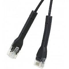 Patchcord UTP-K6a; 0,5 m; czarny; LSOH/LSZH, ultra flex