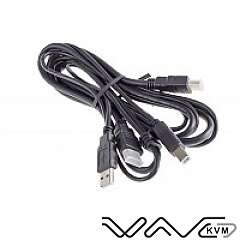 Przyłącze KVM, Wave KVM, HDMI (HDMI + USB), 3,0 m