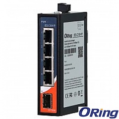 Switch niezarzdzalny, 4x 10/100 RJ-45, 1x SFP (ORing IES-C1041P)