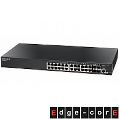 Switch inteligentny, 24x 10/100/1000 RJ-45, 4x slot SFP, PoE+, 19" (Edge-corE ECS2100-28P)