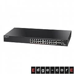 Switch zarządzalny,  24x 10/100/1000 RJ-45, 4 zintegrowane porty 1G SFP, 19" (Edge-corE ECS2100-28PP)