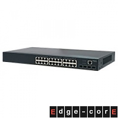 Switch zarządzalny, 24x 10/100/1000 RJ-45, 4x slot 10G SFP+, 19" (Edge-corE ECS4120-28T)