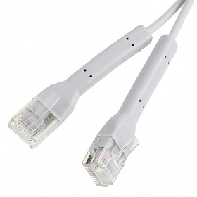 Patchcord UTP, kat.6a, 1m, szary, LSOH/LSZH, ultra flex, elastyczna odgietka