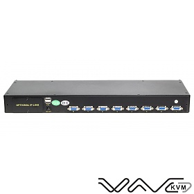Modu przecznika KVM do konsol Wave KVM, 8-portowy, PS/2 lub USB