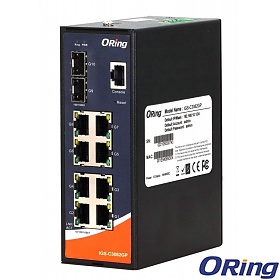 ORing IGS-C3082GP, Switch przemysowy, zarzdzalny, 8x 10/1000 RJ-45 + 2x100/1G/2.5G SFP, O/Open-Ring <30ms