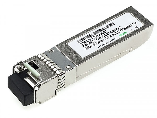 SFP28, 25Gbps LC SM, 20km, WDM TX:1330nm, DDMI