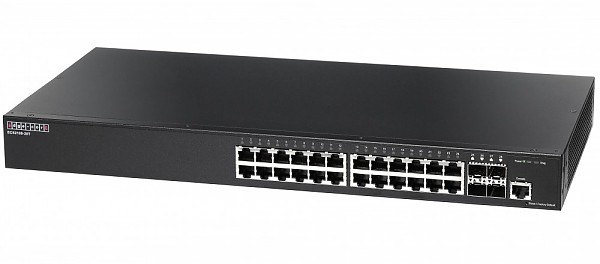 Switch inteligentny, 24x 10/100/1000 RJ-45, 4x slot SFP, 19" (Edge-corE ECS2100-28T) 