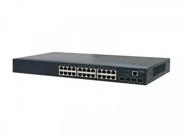 Edge-corE ECS4120-28T, Switch zarzdzalny, 24x 10/100/1000 RJ-45, 4x slot 10G SFP+, 19"