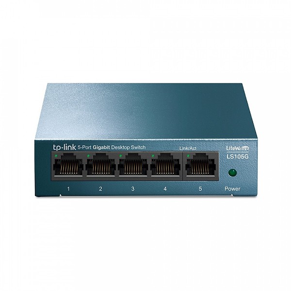 TP-Link LS105G, Switch niezarzdzalny, 5x 10/100/1000 RJ-45, desktop
