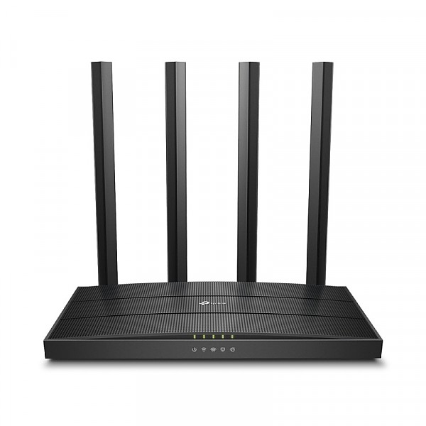 TP-Link Archer A6, Bezprzewodowy router dwupasmowy Dual-band AC1200, standard AC, 1200Mb/s, gigabitowe porty Ethernet, MU-MIMO