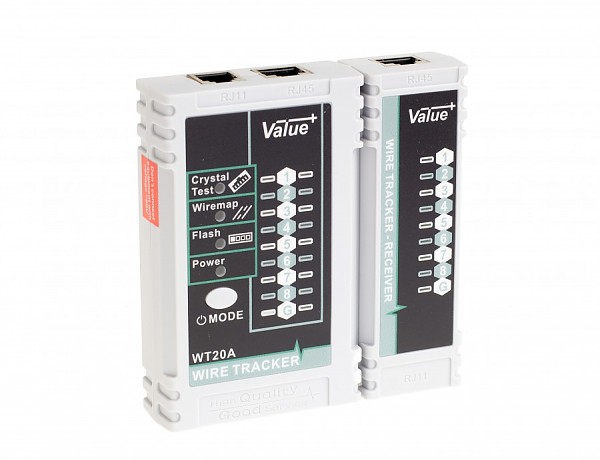 Tester okablowania RJ-45, RJ-11, port flash, WT20A 