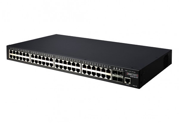 Edge-corE ECS2100-52T, Switch zarzdzalny, 48x 10/100/1000 RJ-45, 4 zintegrowane porty 1G SFP, 19"