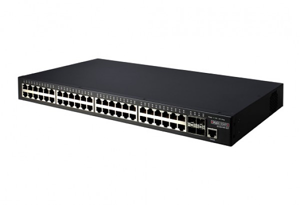 Edge-corE ECS4100-52T, Switch zarzdzalny, 48x 10/100/1000 RJ-45, 4x 100/1000 SFP, 19"