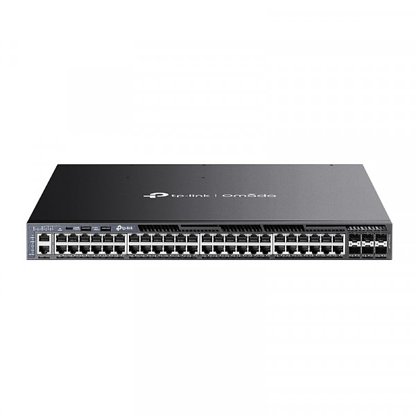 TP-Link SG6654XHP, Switch zarzdzalny, 48x 10/100/1000 RJ-45, 6x slot SFP+ 10G, PoE+, 19"