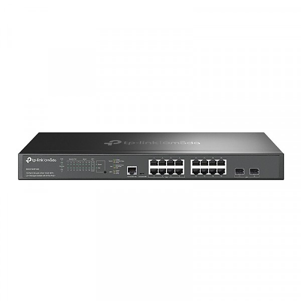 TP-Link SG3218XP-M2, Switch zarzdzalny, 16x 2,5G, 2x slot 10G SFP+, PoE+, 19"