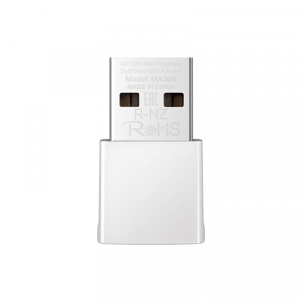 Dwupasmowa bezprzewodowa nano karta AC1300 USB 2.0 (TP-Link Mercusys MA30N) 